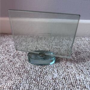 Glass Frame for 4x6” Photo Picture with Rotating Base